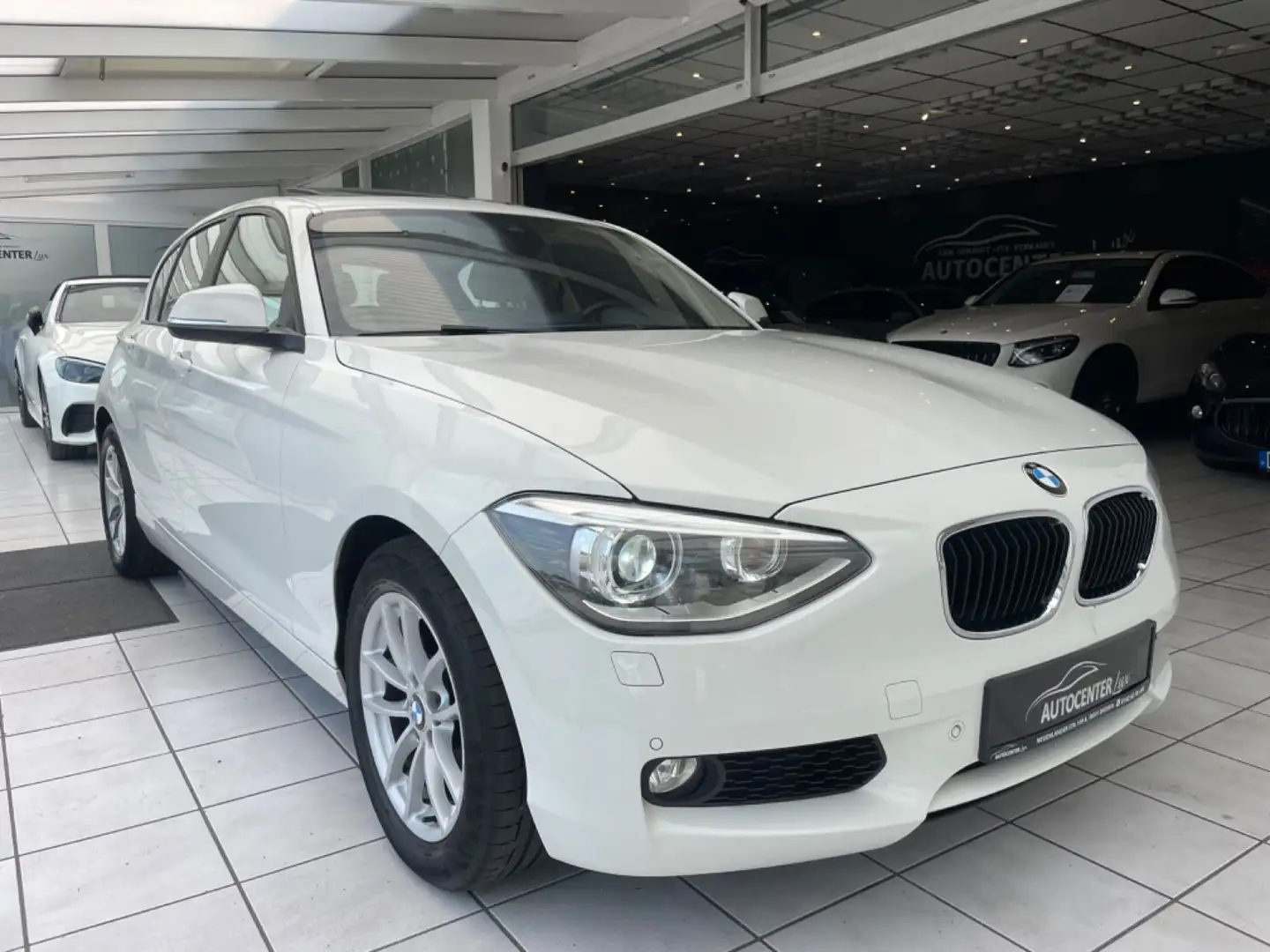 BMW 120 d xDrive Leder Tüv Neu Blanc - 2