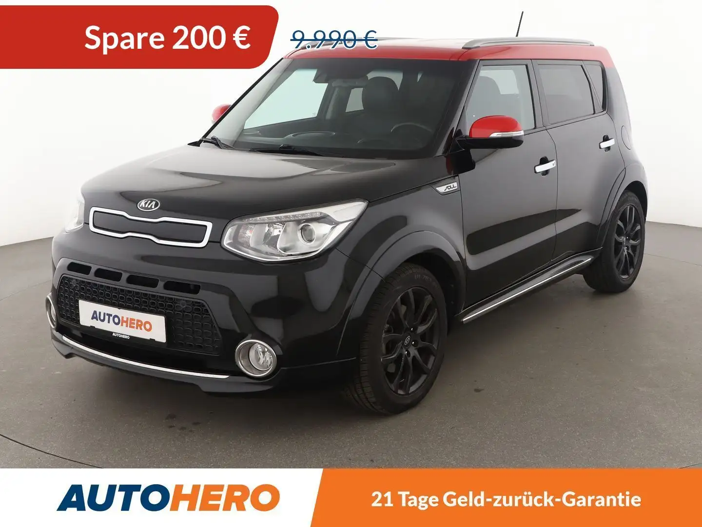 Kia Soul 1.6 CRDi Spirit Aut.*NAVI*TEMPO*PDC*CAM*SHZ*KLIMA* Zwart - 1