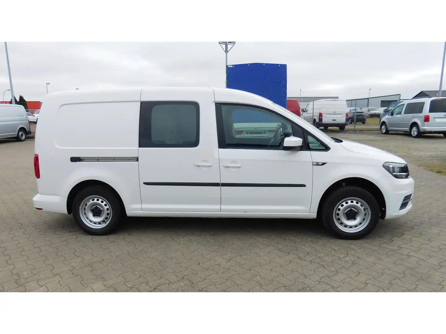 Volkswagen Caddy Maxi Abt-e Elektrik Kasten DSG Klima Wit - 2