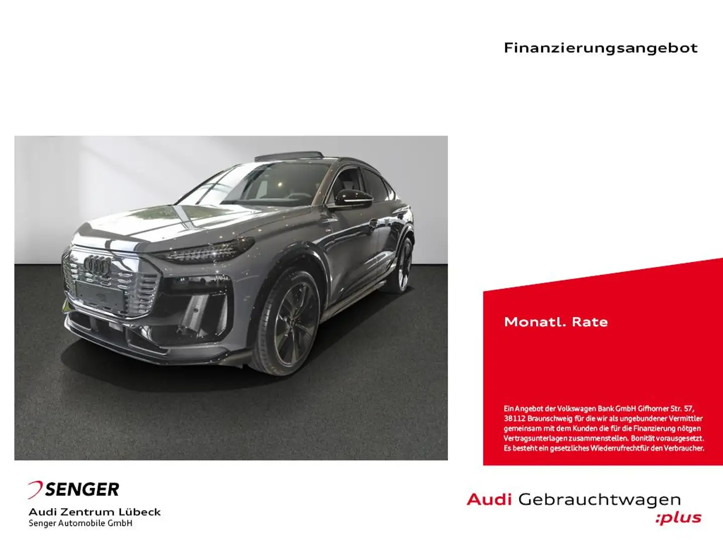 Audi Q6 e-tron e-tron Sportback edition one grey quattro LED Grau - 1