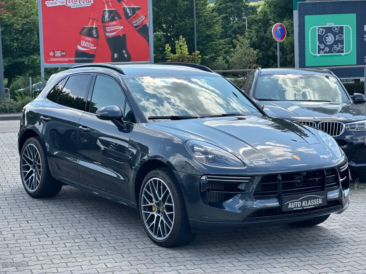 Porsche Macan Turbo/1.Hand/360°/PDLS+/Sport-Chrono/Voll Grau - 1