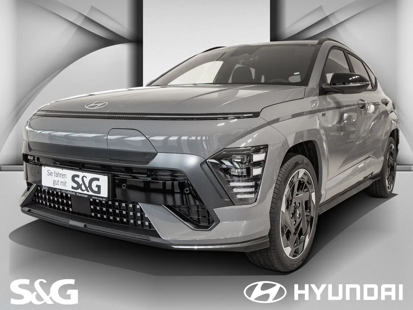 Hyundai KONA N-LINE+VOLL-LED+WÄRMEPUMPE+19"LMF+SOFORT Grigio - 1