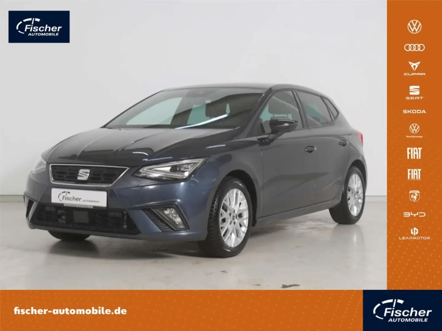SEAT Ibiza 1.0 TSI FR DSG LED/NAV/Virt./ACC/RFK/SH Grau - 1