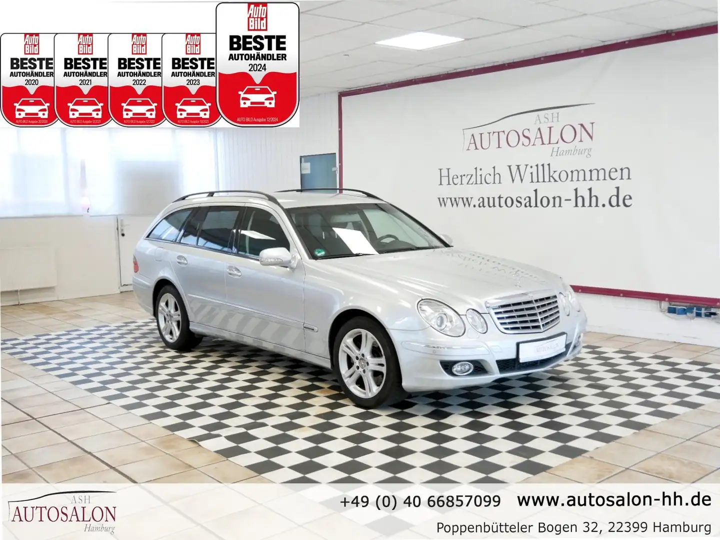 Mercedes-Benz E 200 T Kompressor*Steuerkette & Versteller Neu*Sportpak Silber - 1