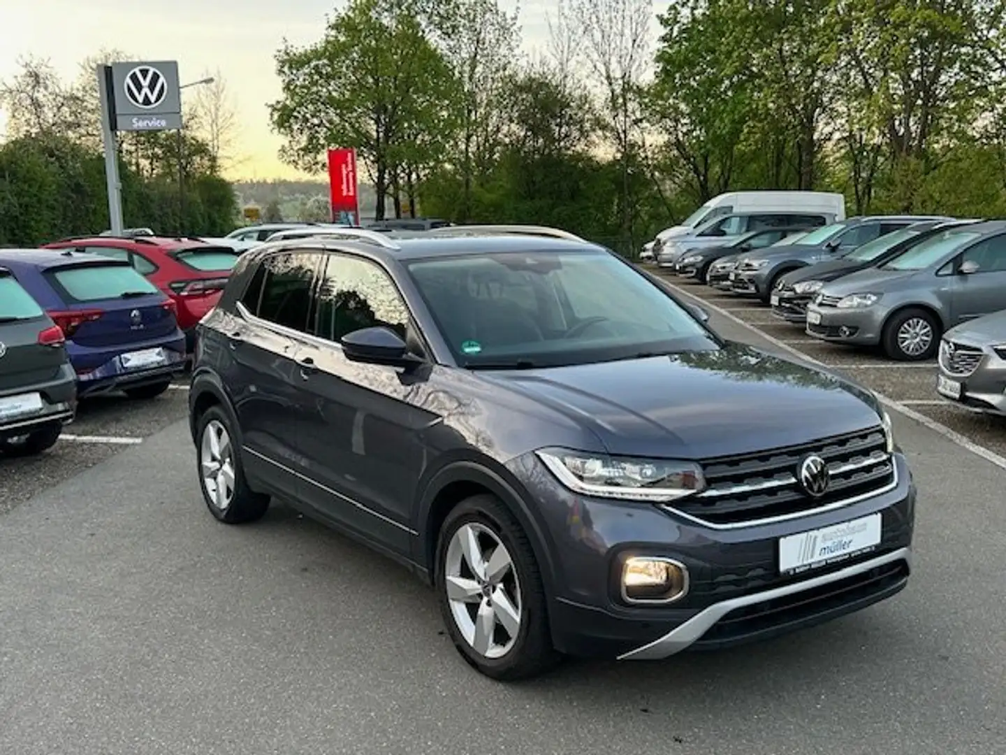 Volkswagen T-Cross 1.0 TSI OPF Style LED APP-Connect ACC Gris - 1