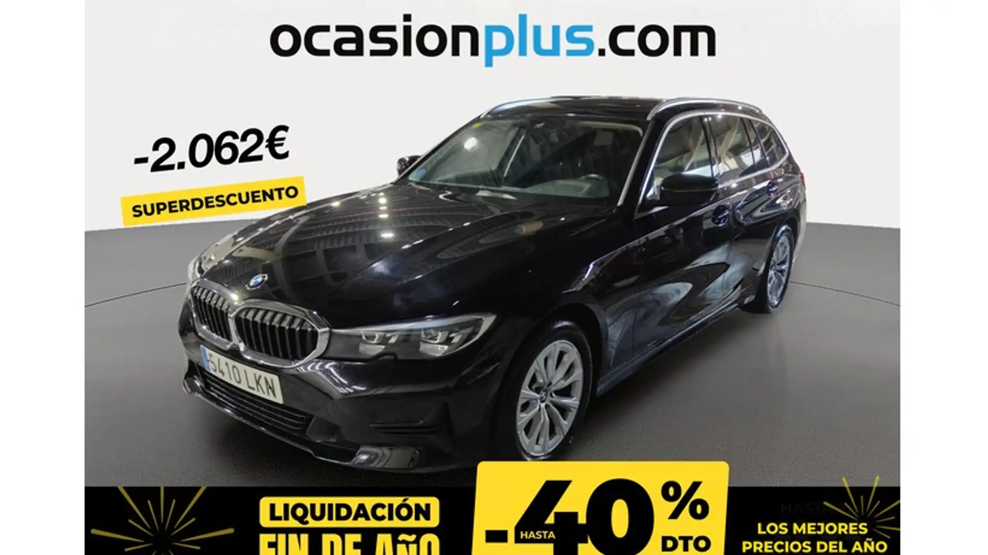 BMW 318 318dA Touring Negro - 1