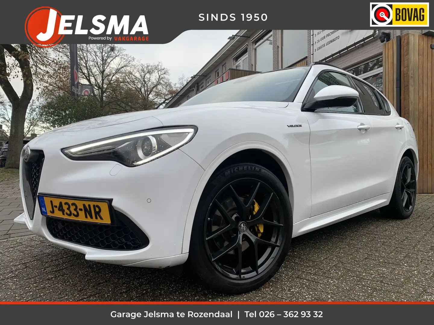 Alfa Romeo Stelvio 2.0 T AWD Veloce 280pk, Vol opties! Blanc - 1