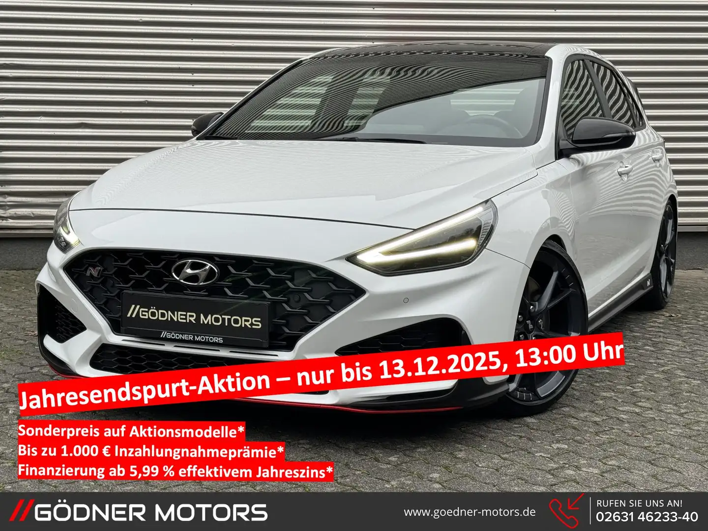 Hyundai i30 N 2.0 T-GDI Performance 1.HAND/DE-FHZ/SCHALEN/F... Blanc - 1
