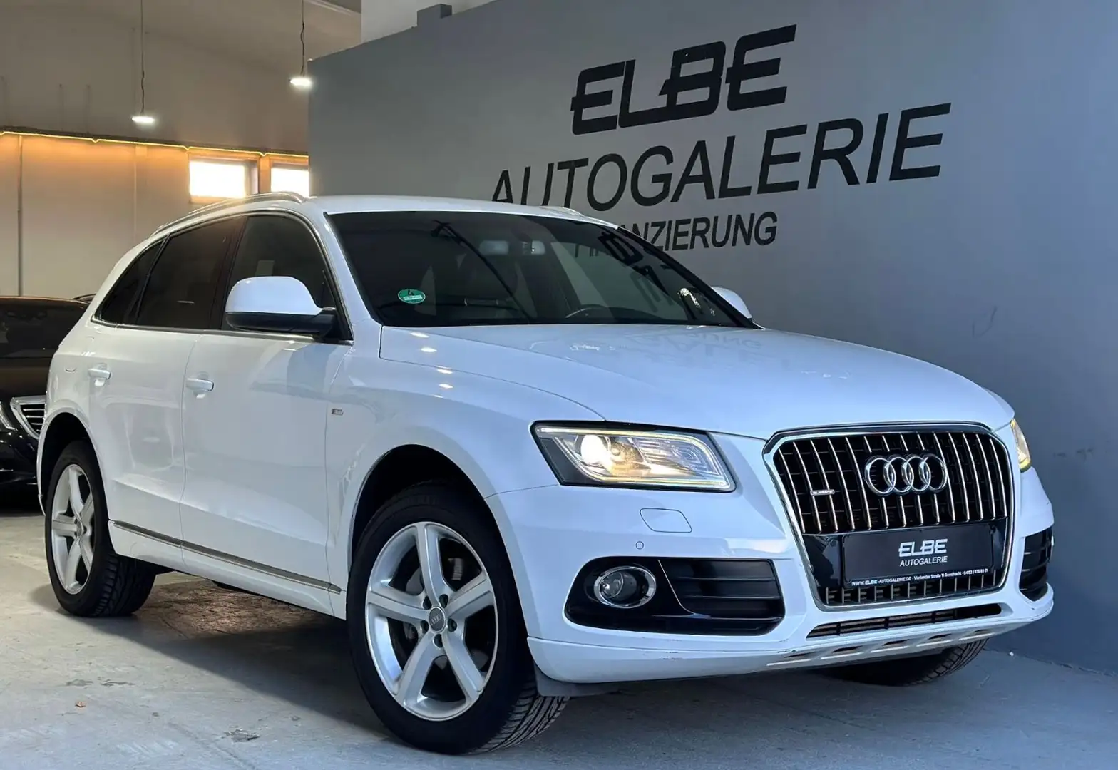 Audi Q5 2.0 TDI quattro S-Tronic S-LINE Voll-Service Blanc - 1