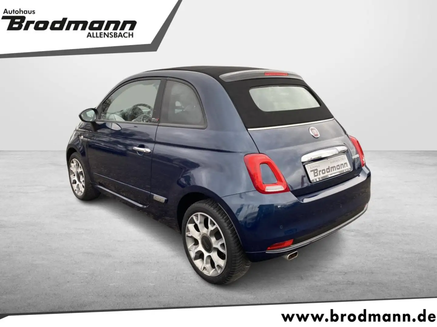 Fiat 500C 500 Cabrio Hybrid Lounge Navi-Climatronic-GRA-MFL- Blau - 2