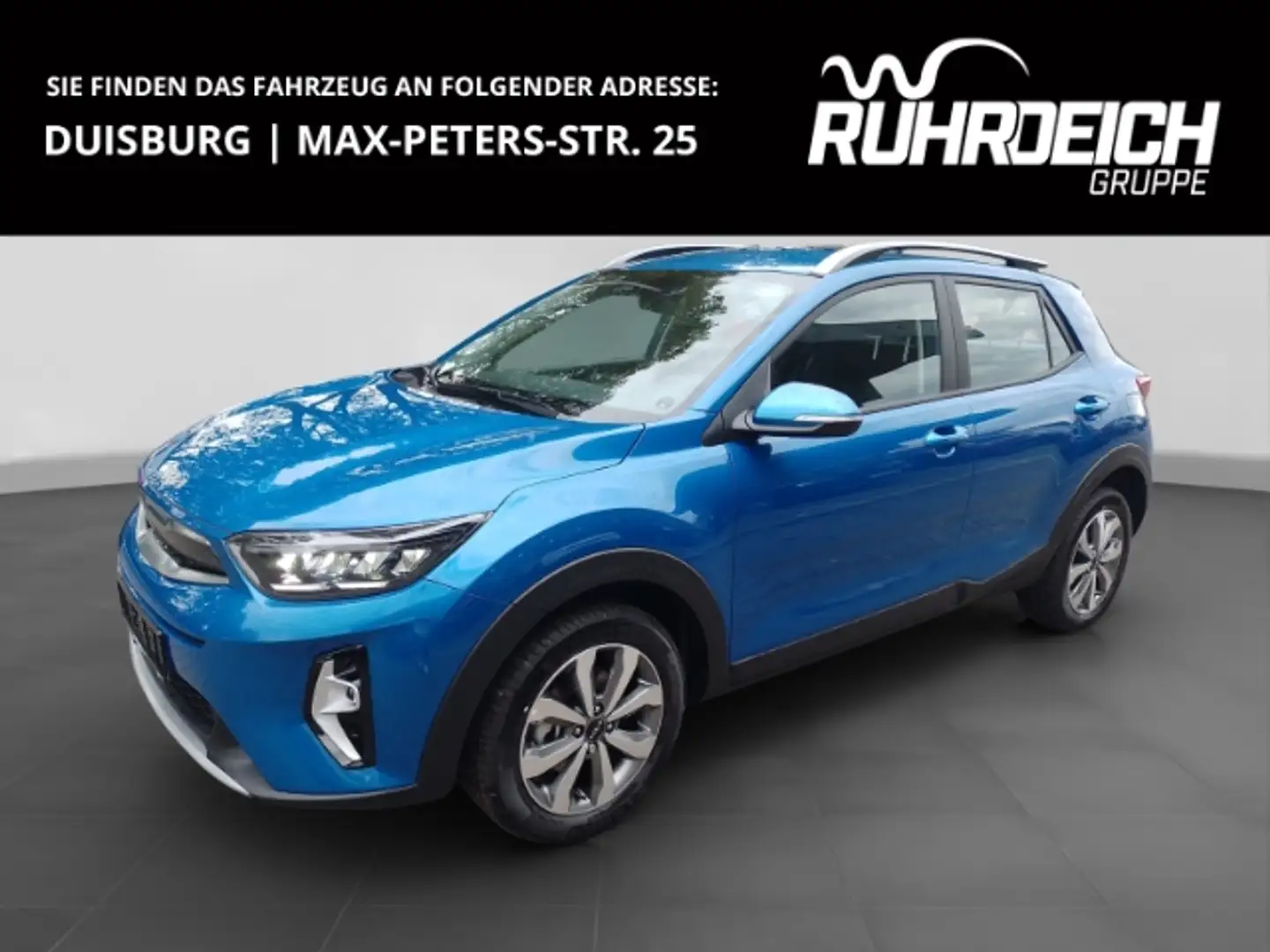 Kia Stonic 1.0 T-GDI VISION Navi Blendfreies Fernl. Apple Car Bleu - 1