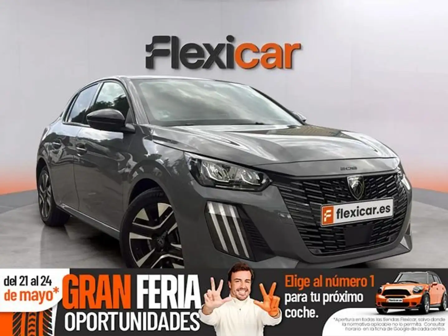Peugeot 208 Allure Gasolina 100 S&S 6 Vel. MAN Gris - 1