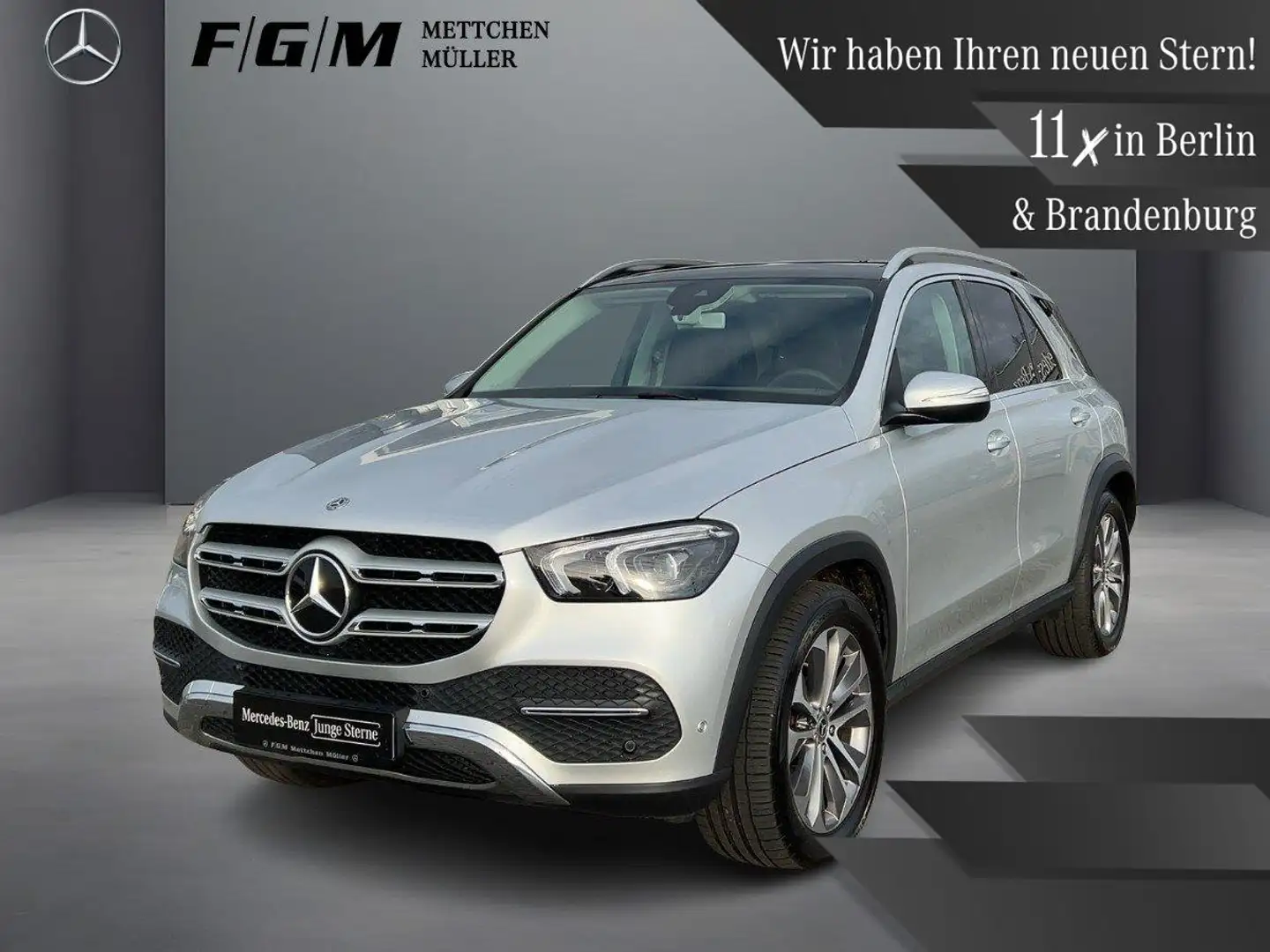 Mercedes-Benz GLE 350 d 4M Burm|S-Dach|Standhz|TWA|AHK|Pano Argent - 1