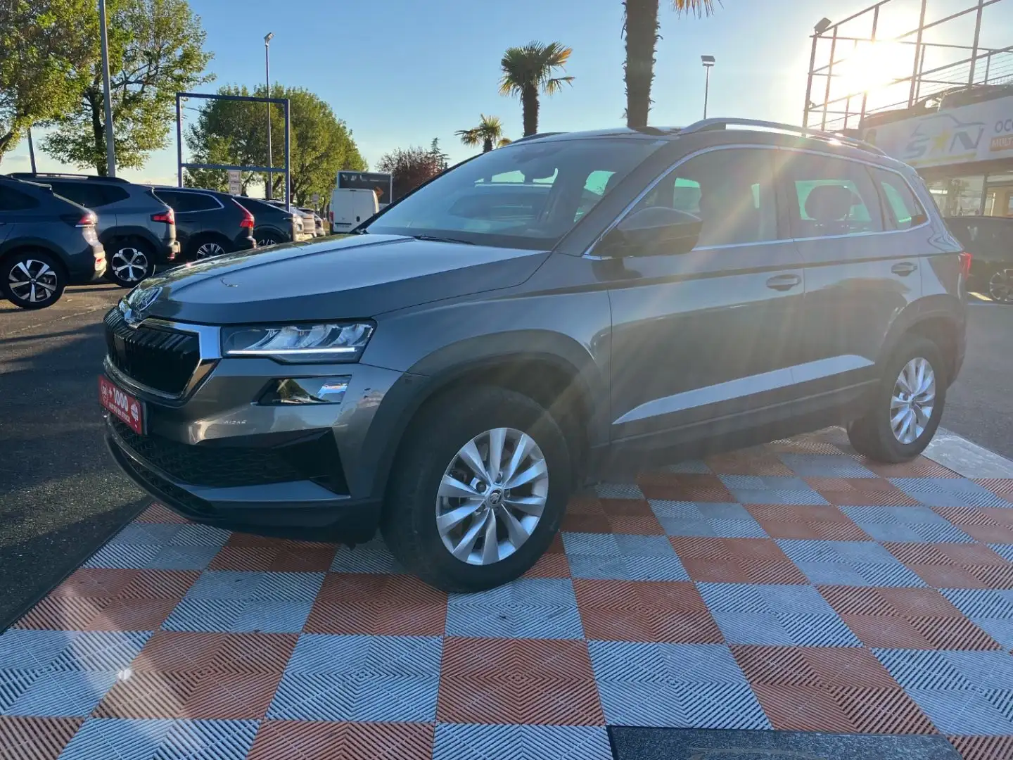 Skoda Karoq 2.0 TDI 116 BV6 SELECTION Caméra Gris - 2