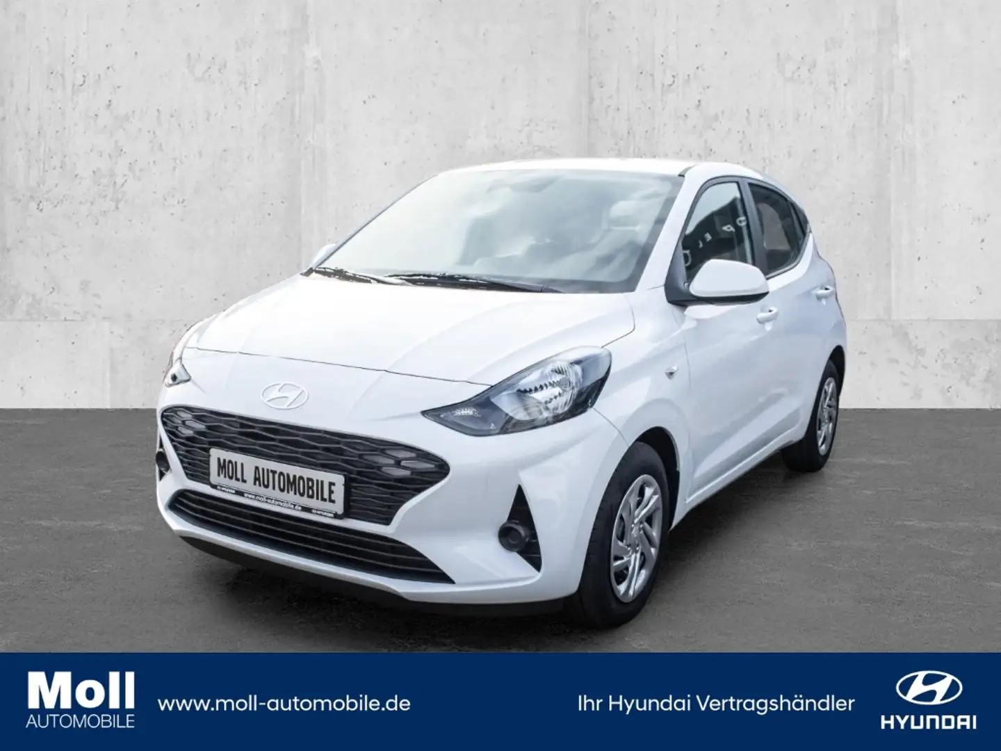 Hyundai i10 Select Navi Apple CarPlay Android Auto Musikstream Weiß - 1