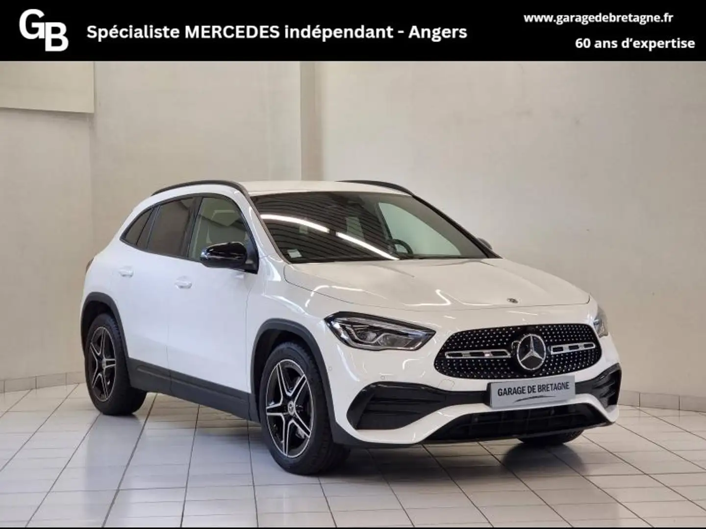 Mercedes-Benz GLA 200 200 163ch AMG Line 7G-DCT Blanc - 1