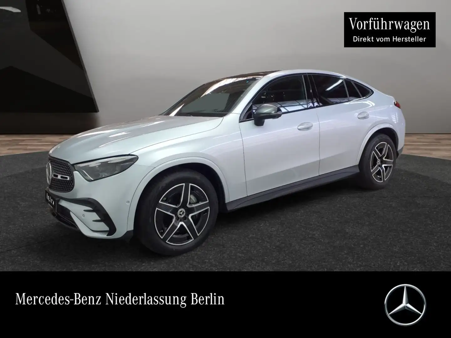 Mercedes-Benz GLC 450 d 4M AMG+NIGHT+PANO+360+AHK+BURMESTER+9G Silber - 1