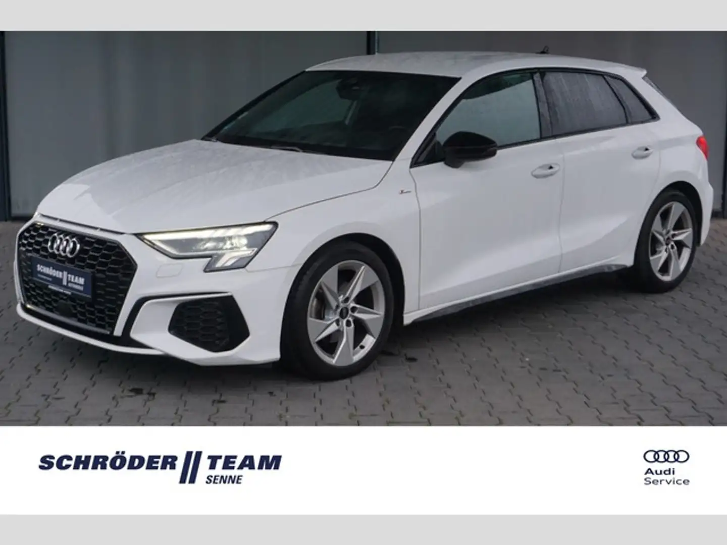 Audi A3 Sportback 35 TFSi S tronic S line Navi LED GRA Weiß - 1