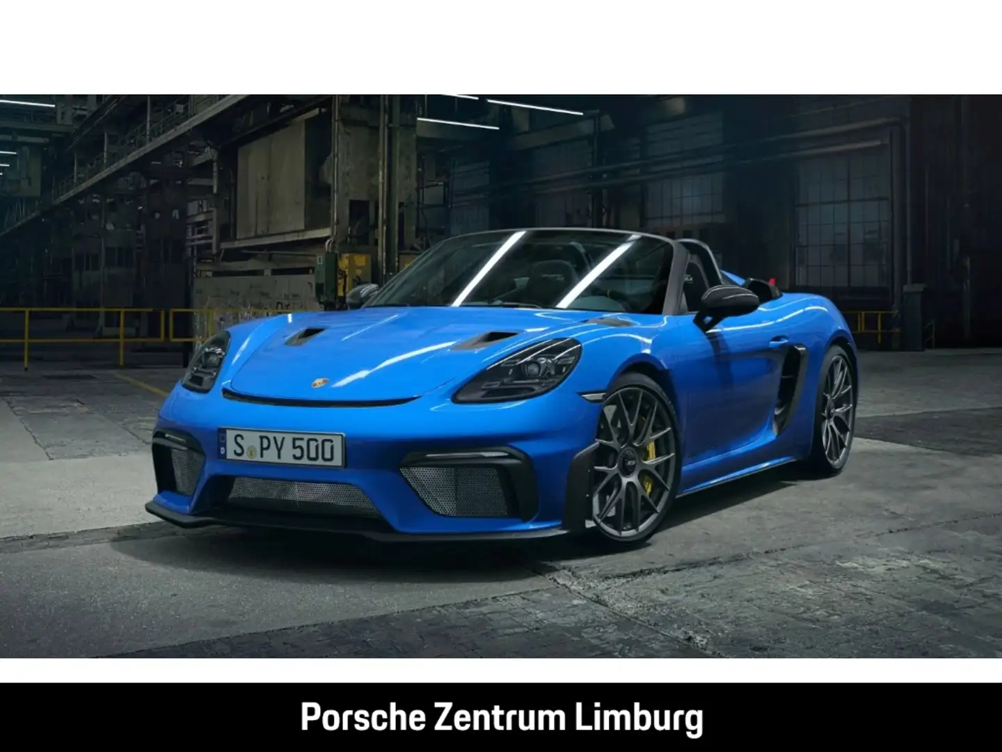 Porsche 718 Spyder RS Weissach-Paket Liftsystem-VA BOSE Blau - 1