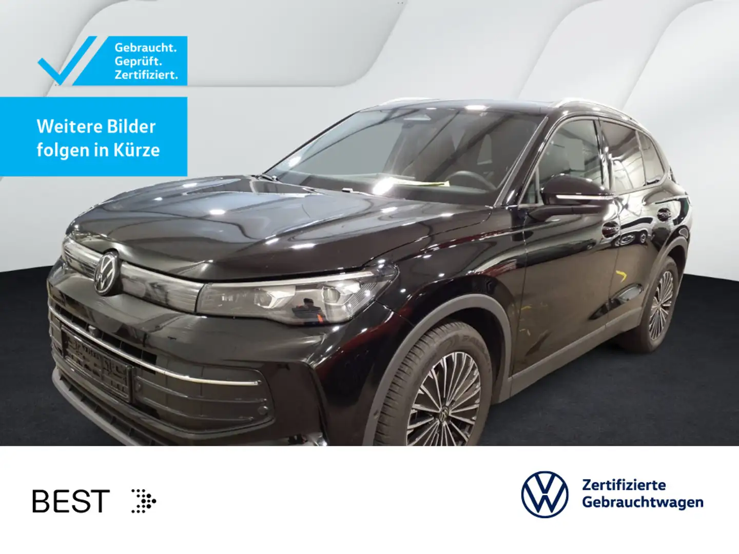 Volkswagen Tiguan 1.5 eTSI DSG GOAL*IQ.LIGHT*AHK*KAMERA*PDC Schwarz - 1