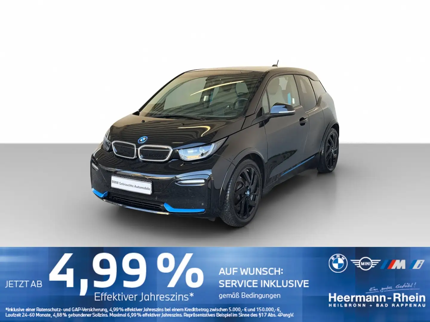 BMW i3 s 120Ah Navi.RFK.Schnelllade.Klimaaut.PDC.SHZ Schwarz - 2