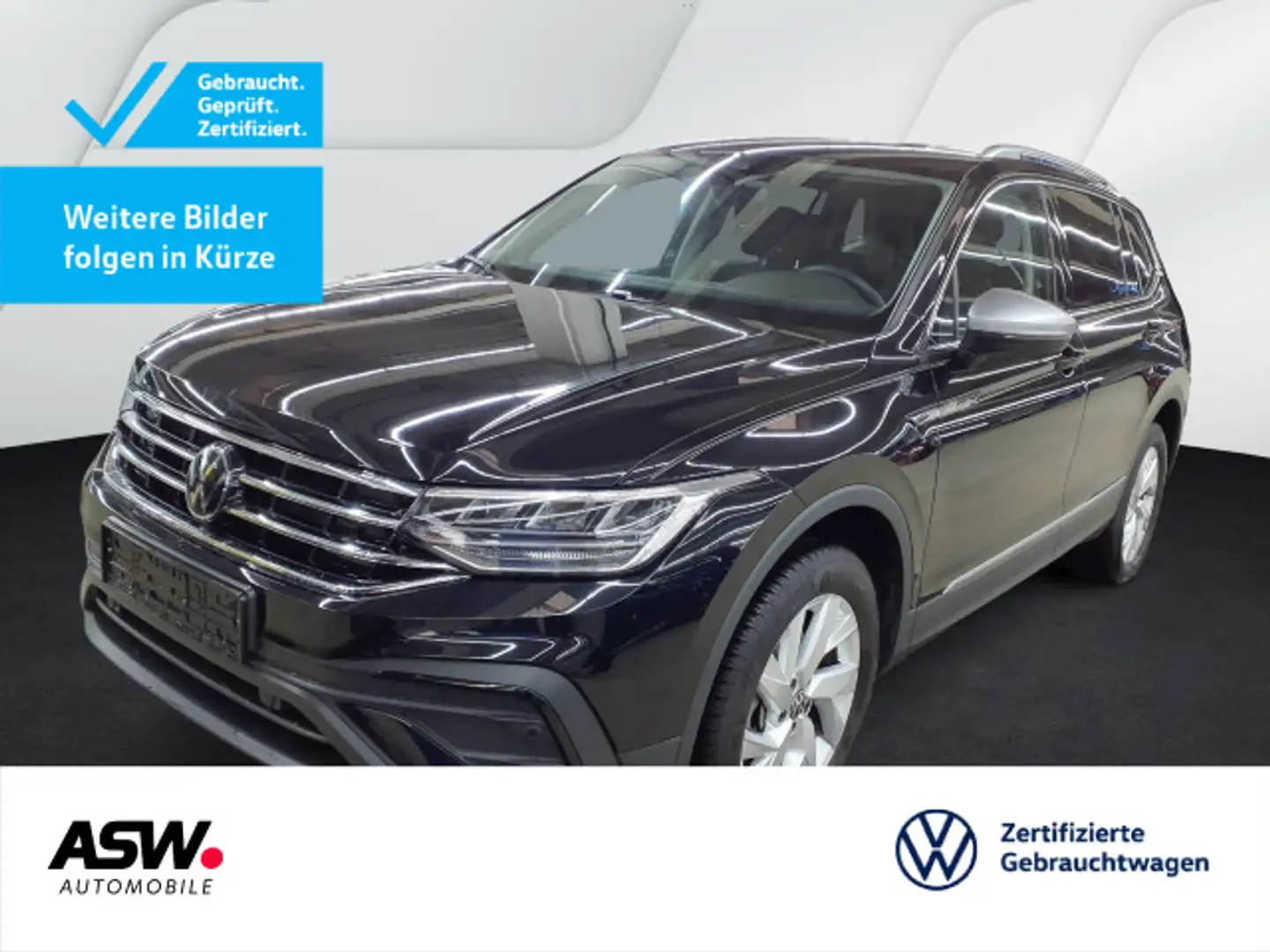 Volkswagen Tiguan Allspace Life 2.0TDI DSG LED Navi AHK 7-S Noir - 1