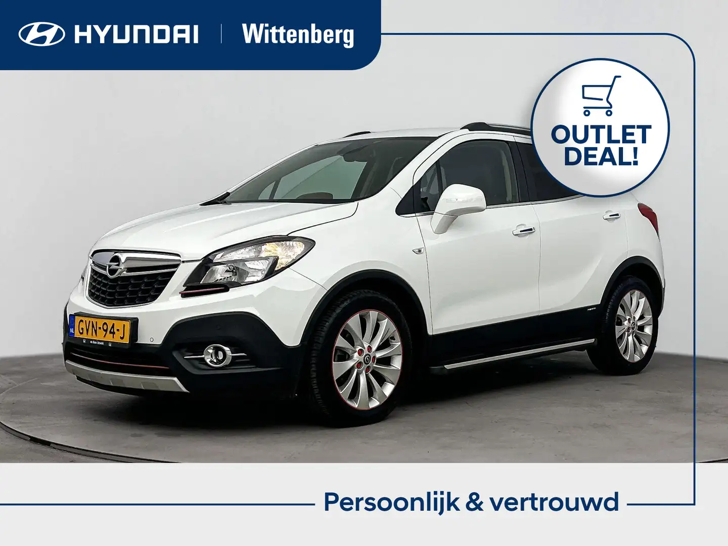 Opel Mokka 1.4 T COSMO | OUTLETDEAL!!! | NAVI | AIRCO | CRUIS Wit - 1