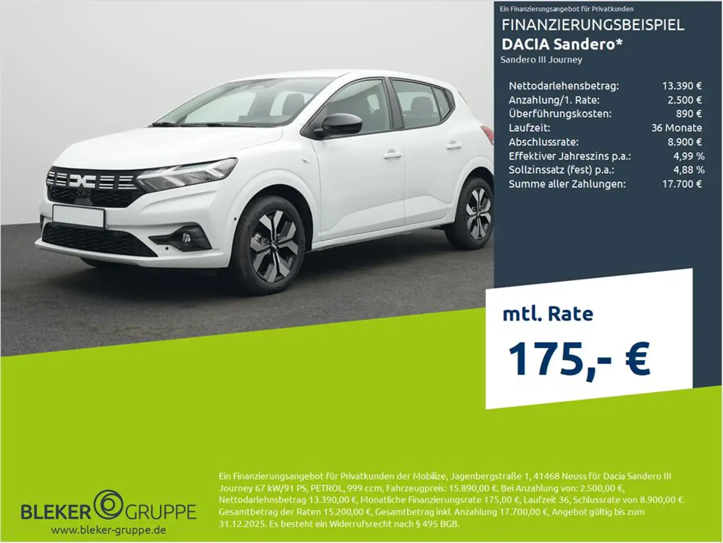 Dacia Sandero Sandero III Journey Wit - 1