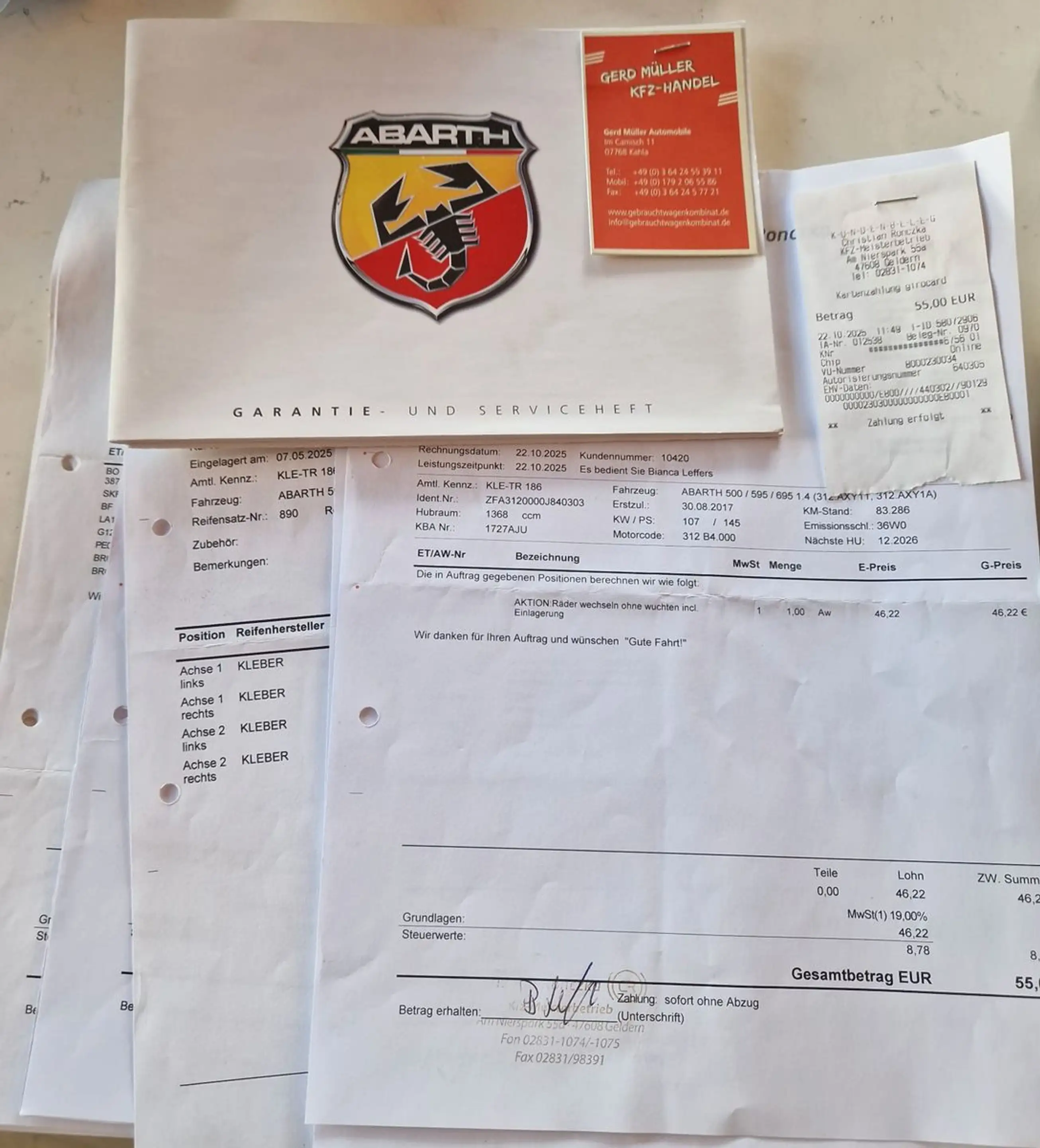 Abarth 595 Abarth  1.Hand  Service gepflegt — photo 9