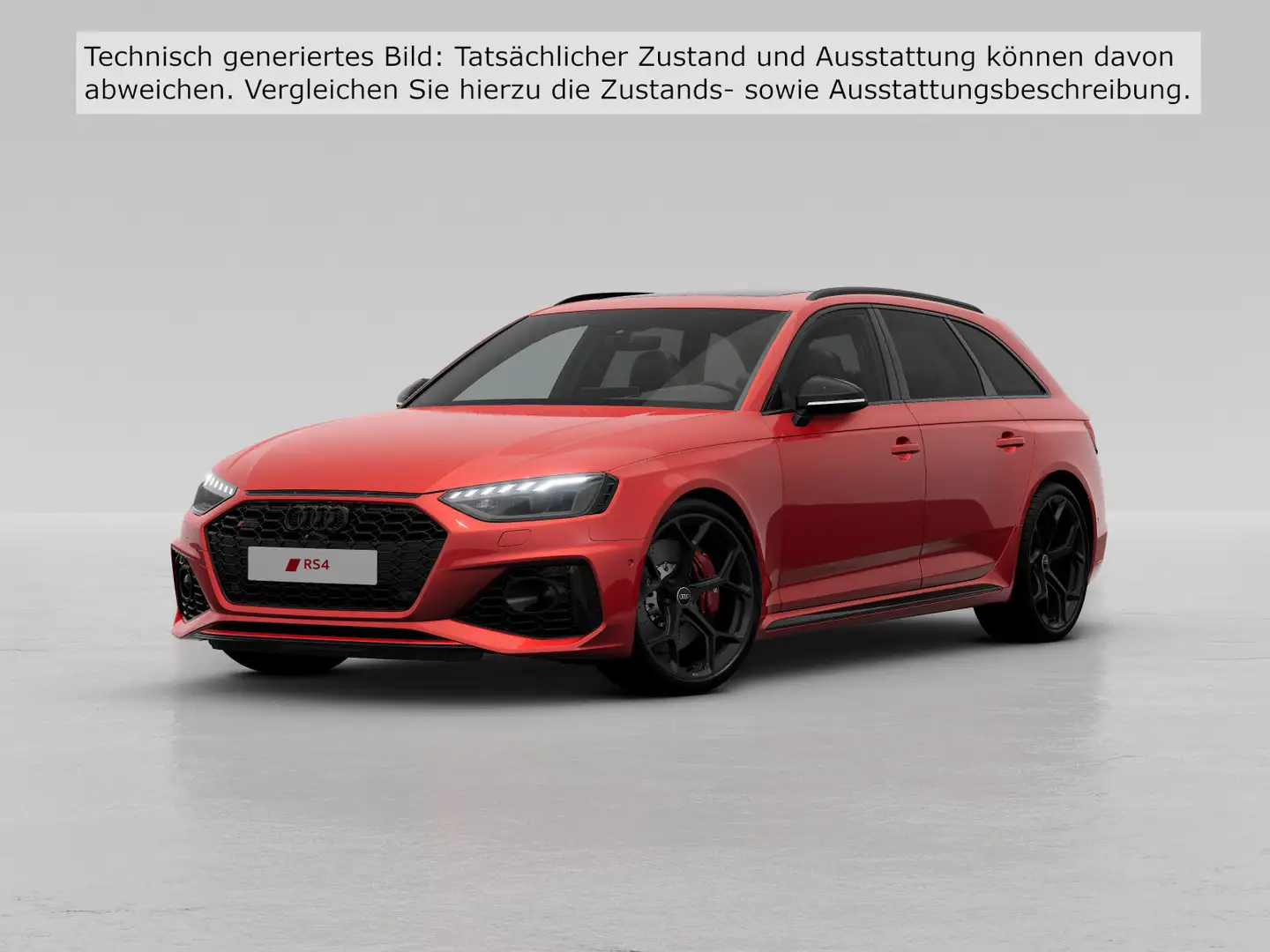 Audi RS4 RS4 Avant competition AHK PANO RS-AGA 290KM/H Rood - 2