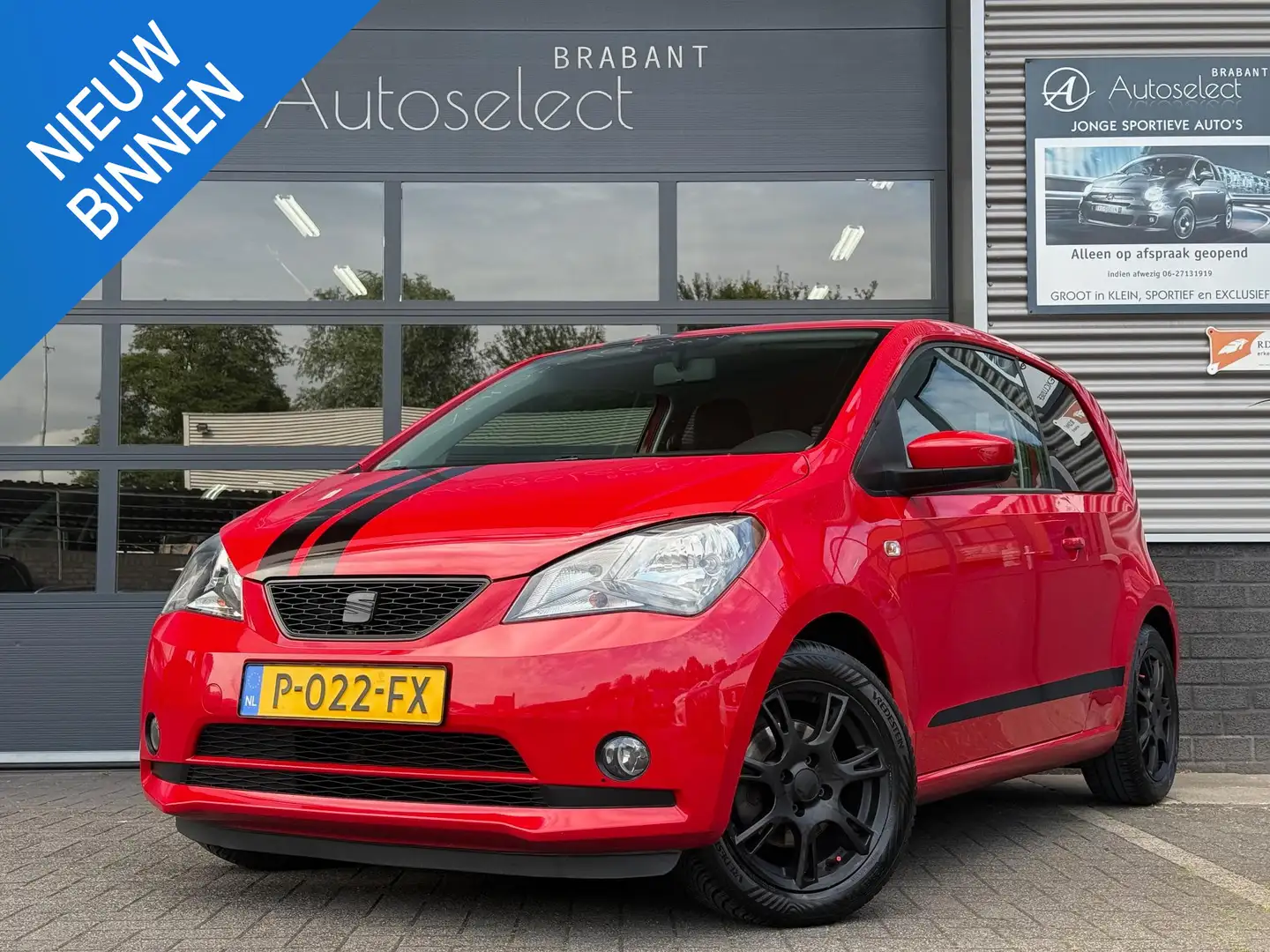 SEAT Mii 1.0 Style Airco LMV Stoelvw Rood - 1