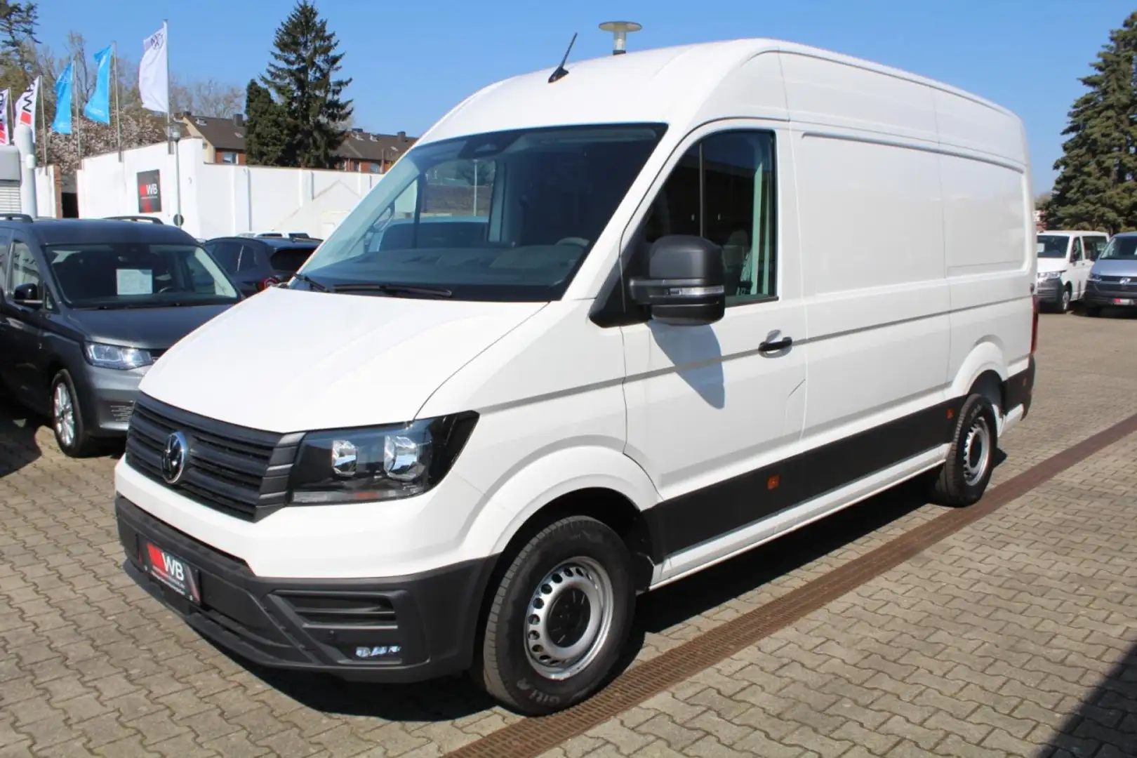 Volkswagen CRAFTER KASTEN MR 35 2.0 TDI / KLIMA / APP / PDC / Weiß - 2