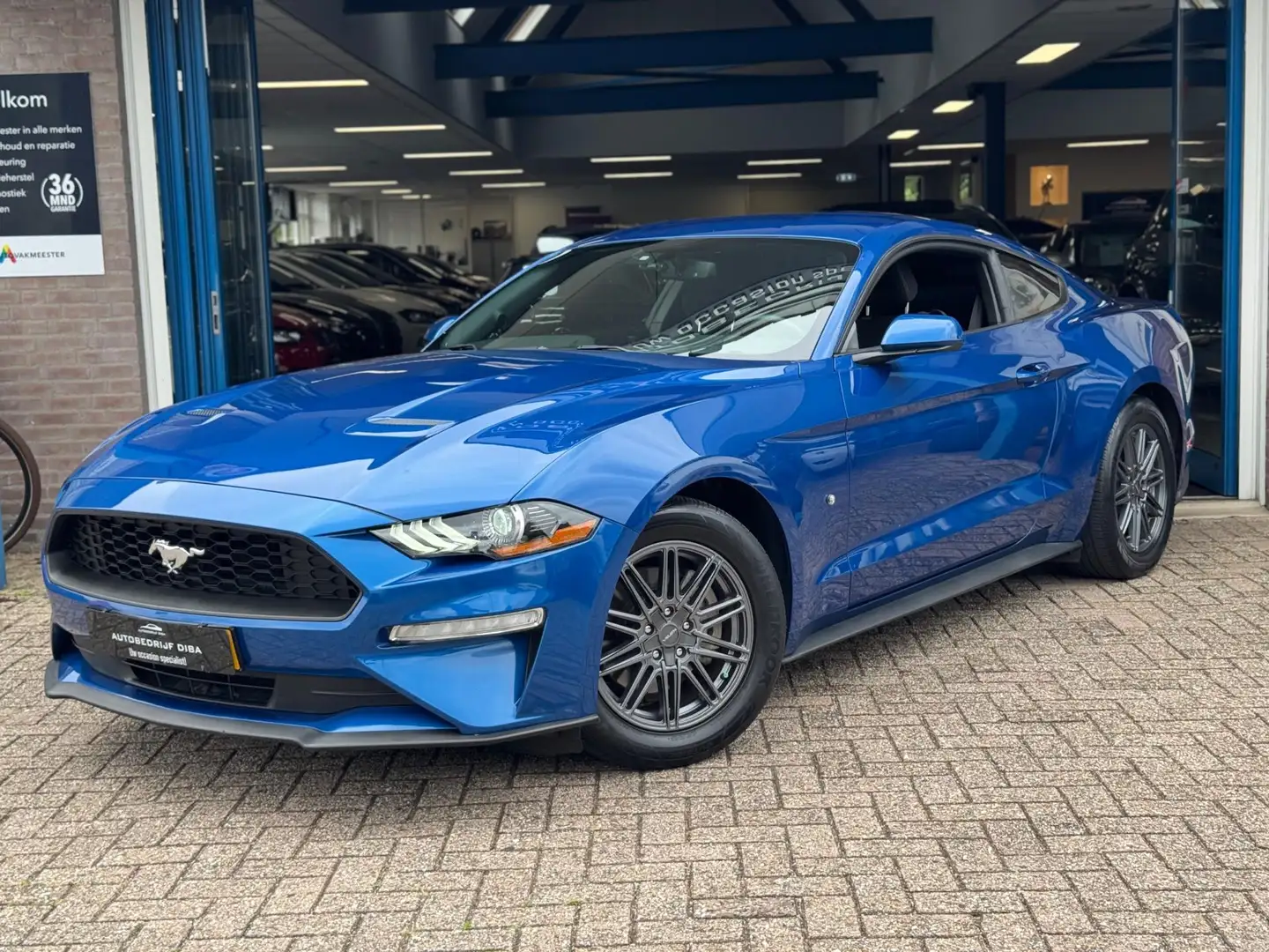 Ford Mustang Fastback 2.3 EcoBoost 2018 AUT NAVI CAMERA NAP! Blauw - 2