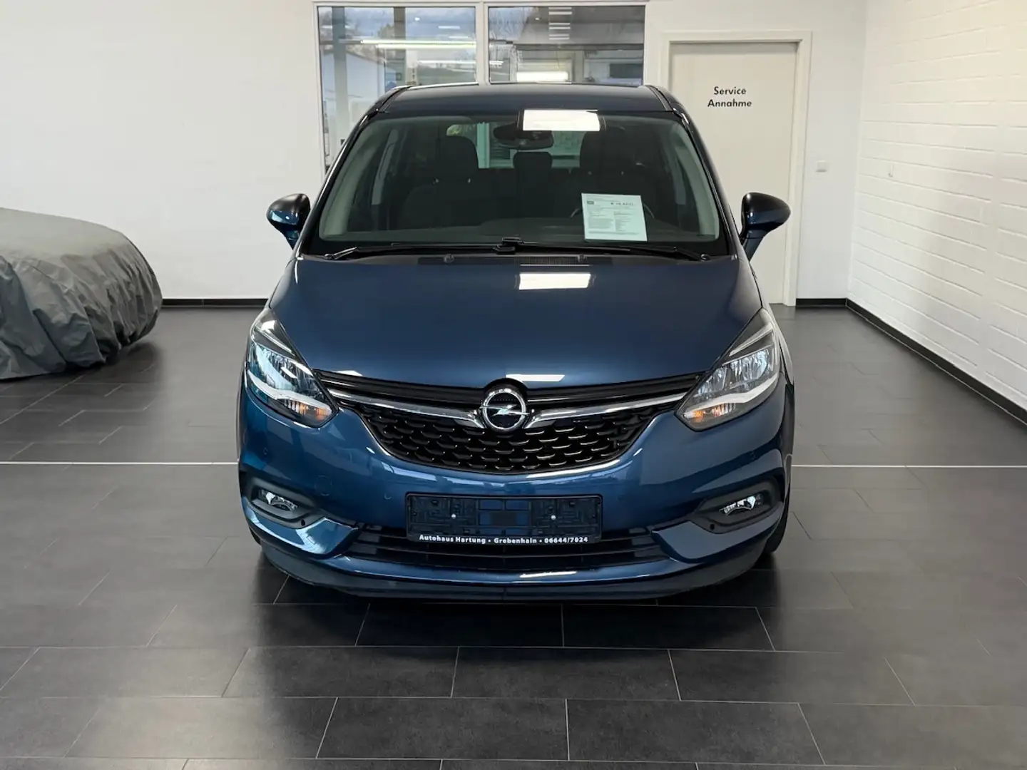 Opel Zafira Tourer Edition, Klimaa, Alu, PDC, Bluetoo,AHK,Navi Bleu - 2