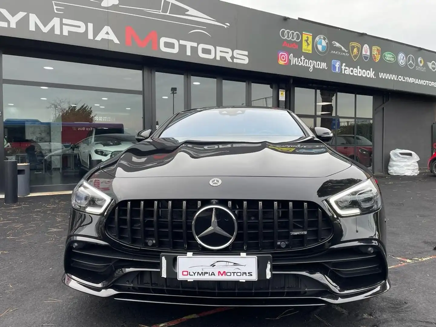 Mercedes-Benz AMG GT 43 COUPE 4M 21' WIDESCREEN PANORAMA BURMESTER Nero - 2