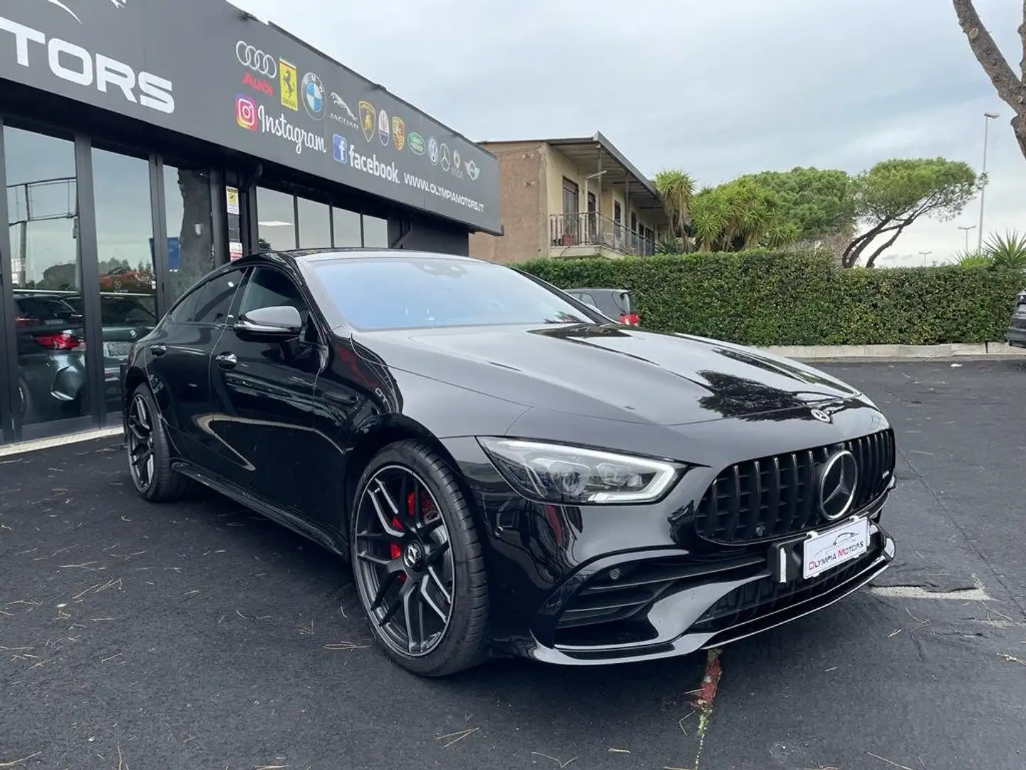Mercedes-Benz AMG GT 43 COUPE 4M 21' WIDESCREEN PANORAMA BURMESTER Nero - 1