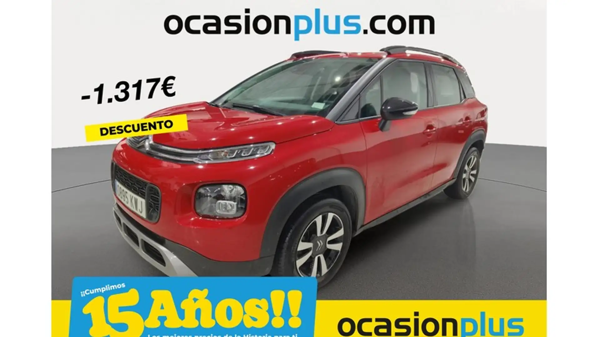 Citroen C3 Aircross Puretech S&S Feel 110 Rood - 1