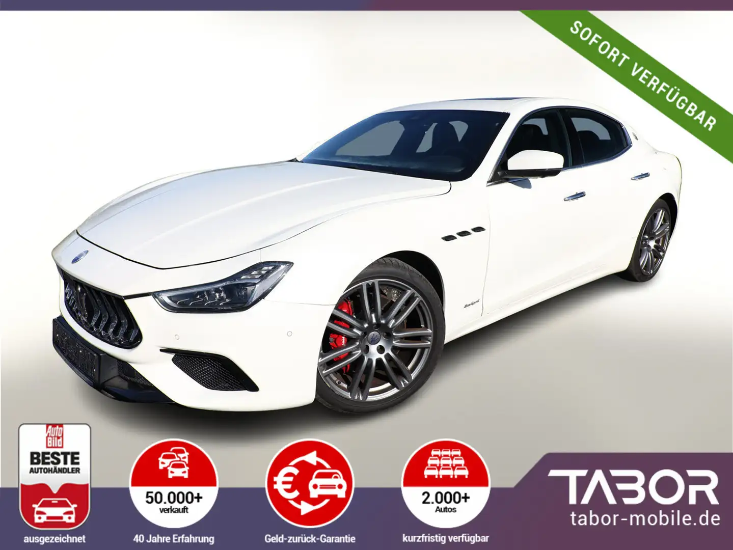 Maserati Ghibli 3.0 V6 430 Q4 GranSport LED 20Z Harman Fehér - 1