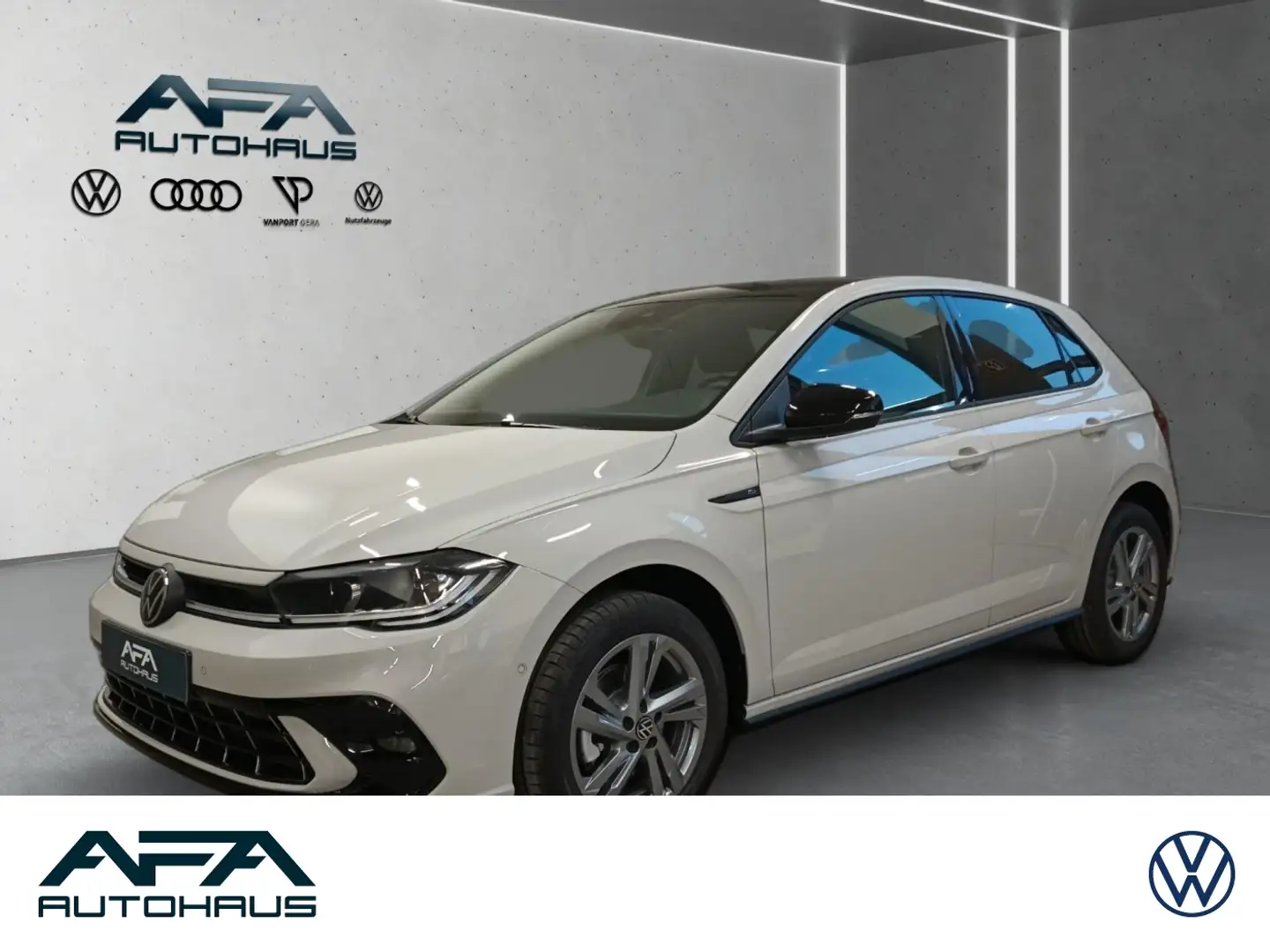 Volkswagen Polo 1.0 TSI R-Line DSG Matrix*NAV*ACC*App-Conn. Schwarz - 1