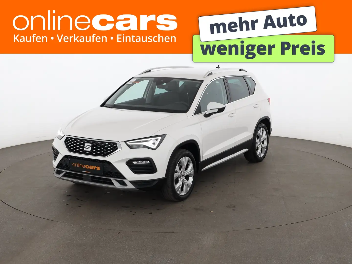 SEAT Ateca 2.0 TDI 4Drive Xperience Aut LED AHK LEDER Weiß - 1