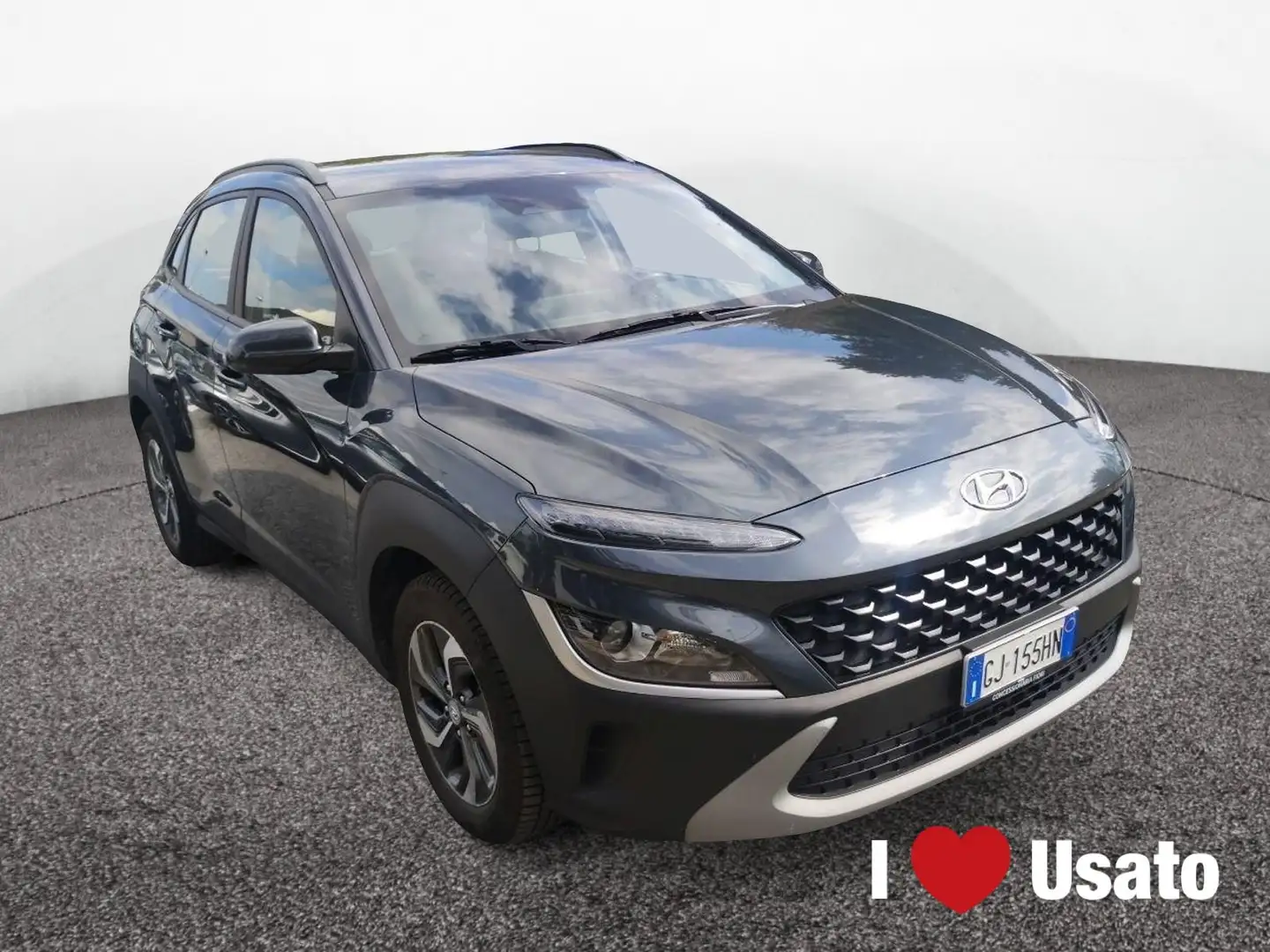 Hyundai KONA I 2021 1.6 gdi hev Xtech 2wd 141cv dct Gris - 2