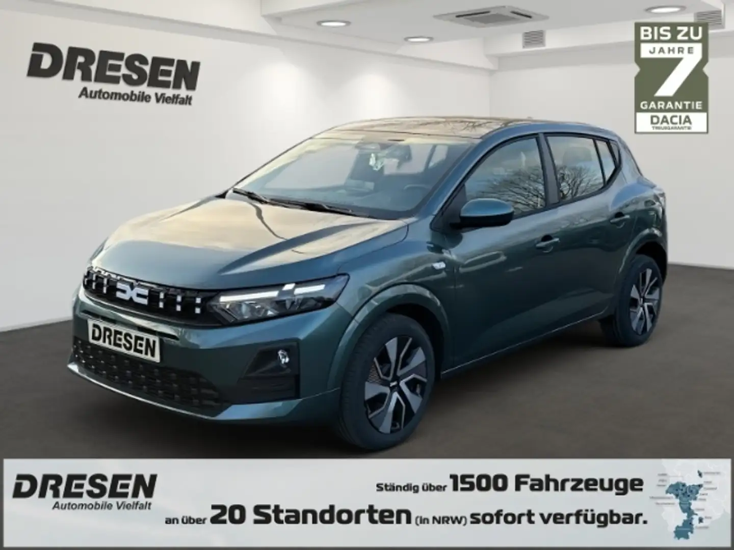 Dacia Sandero Expression TCe 100 *Kamera*Klimaautomatik*Sitzheiz Grün - 1