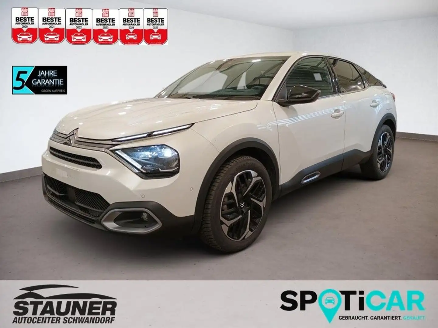 Citroen C4 PureTech 130 Stop&Start 6G MAX*NAVI*360°*HUD* Weiß - 1