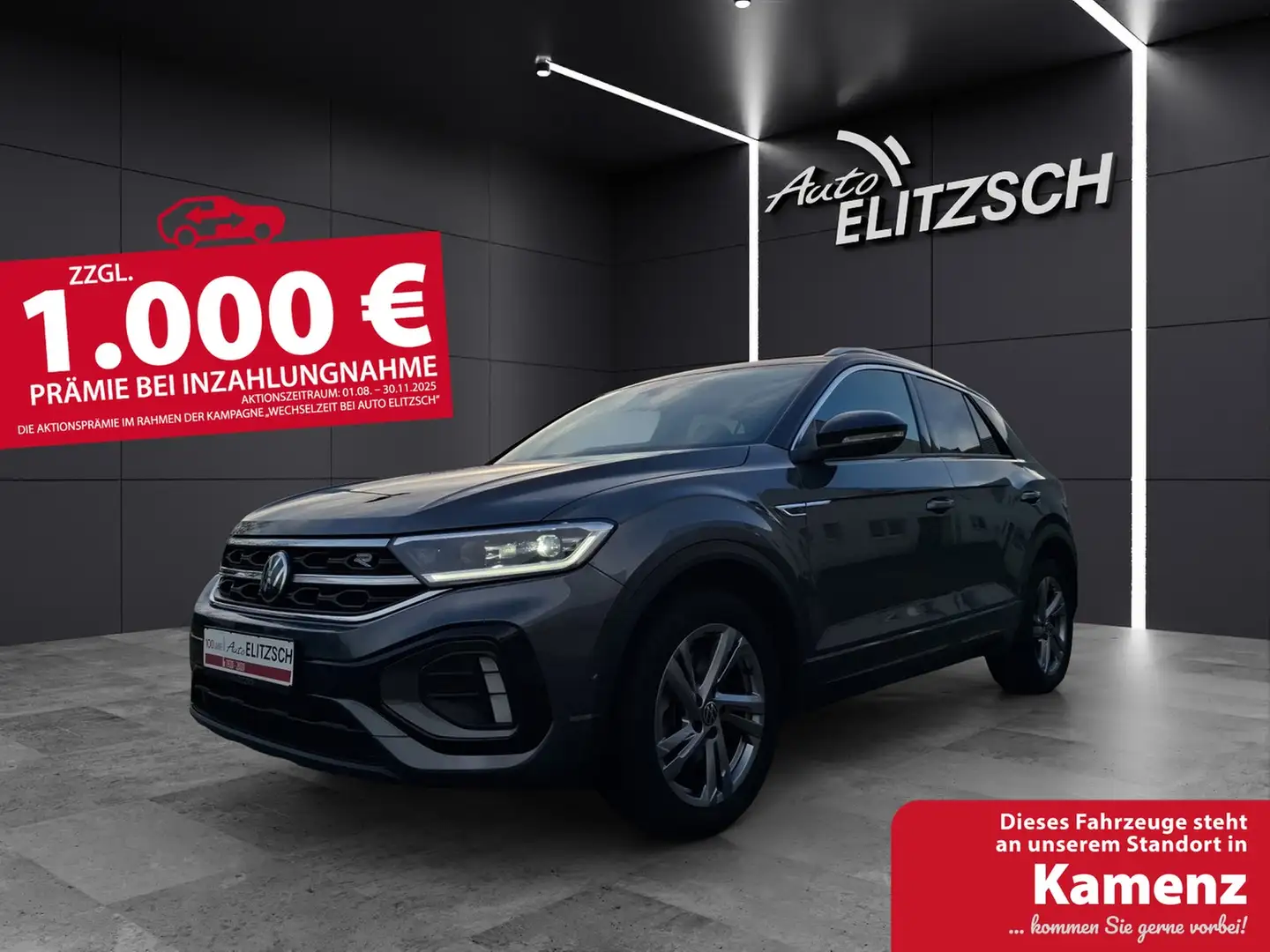 Volkswagen T-Roc TDI R-Line DSG LED AHK Navi AID ACC RFK SH Grau - 1