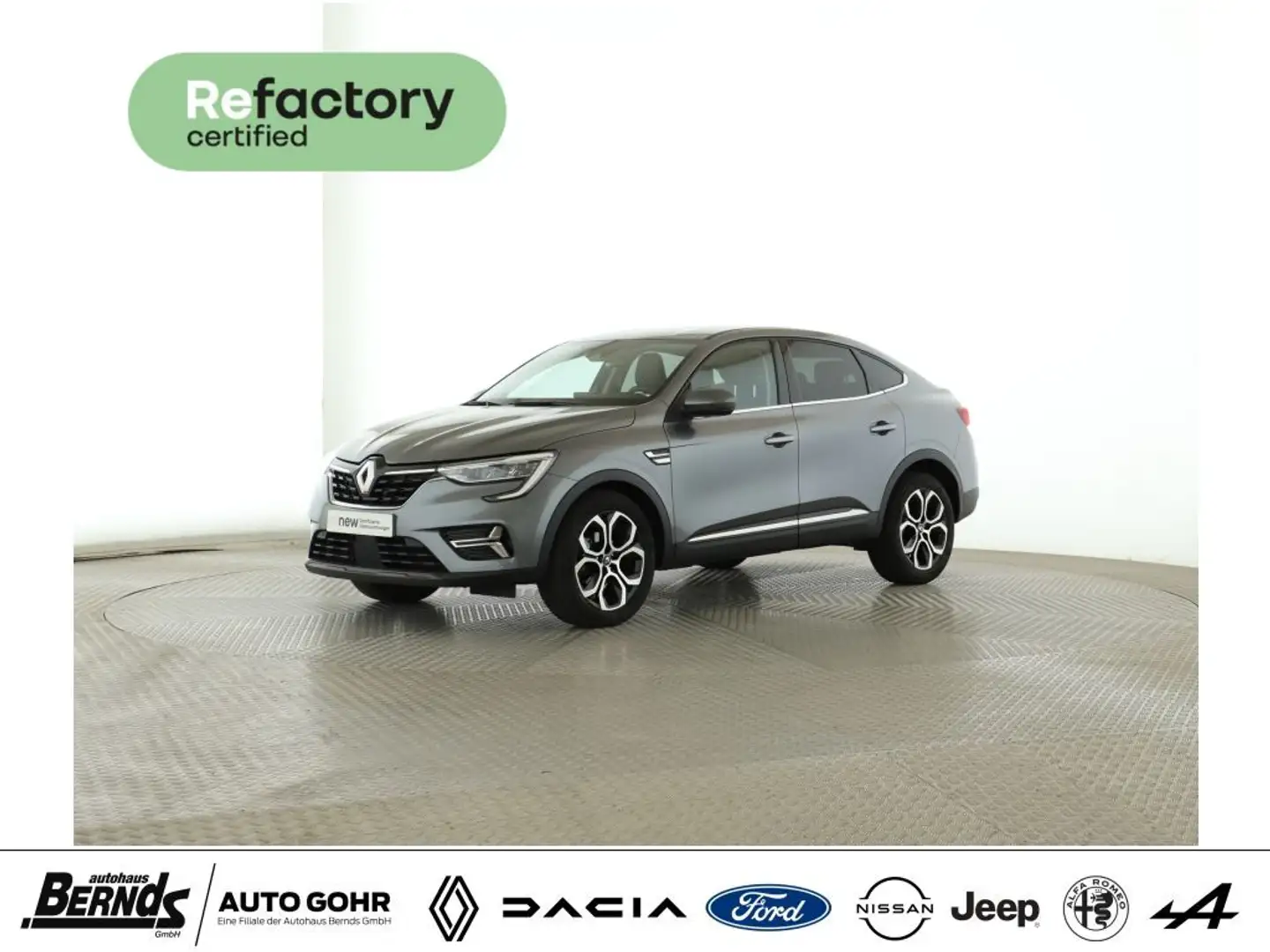 Renault Arkana TCe Mild Hybrid 140 EDC AUTOMATIK Techno KLIMAAUT. Grigio - 2