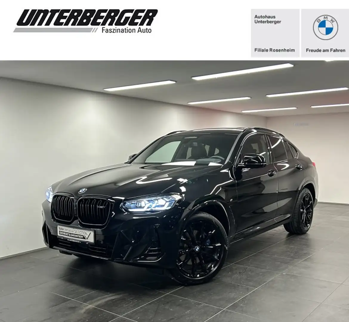 BMW X4 M 40d M Sportpaket DA. Prof. PA. Plus Harman/Kardon Noir - 1