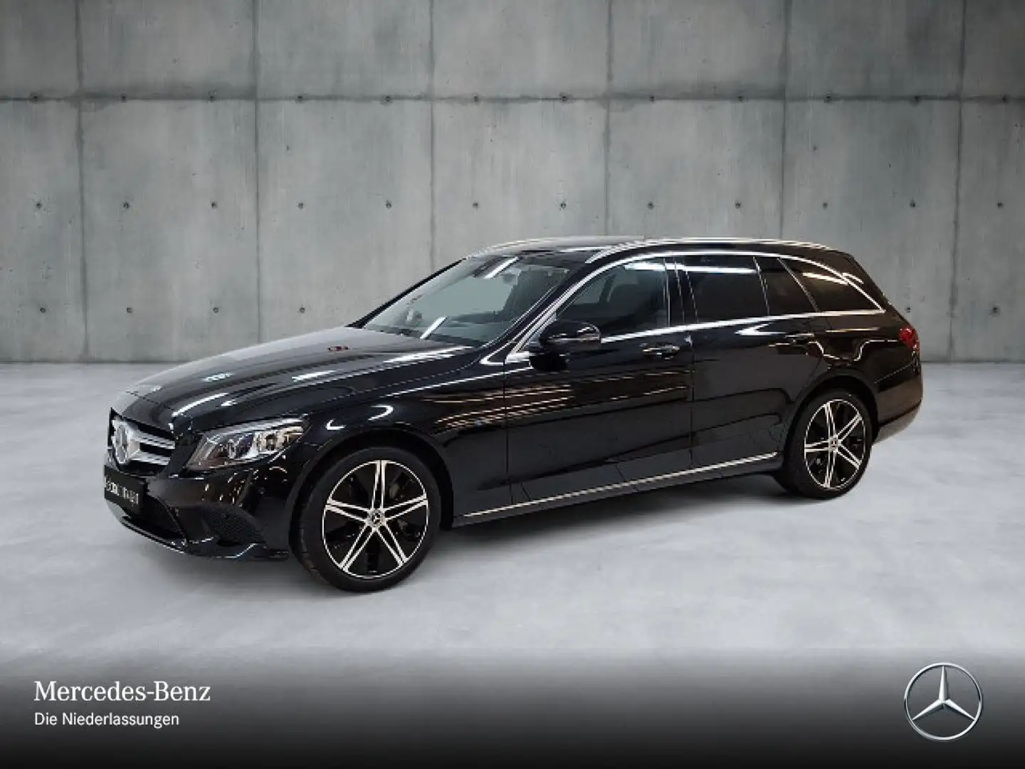 Mercedes-Benz C 300 e T AVANTG+360+MULTIBEAM+FAHRASS+KEYLESS+9G Schwarz - 2