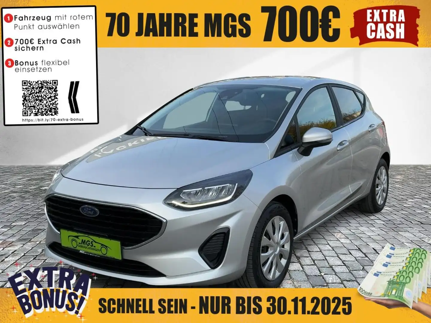 Ford Fiesta Cool & Connect 1.1 Ti-VCT DAB #BT Silber - 1