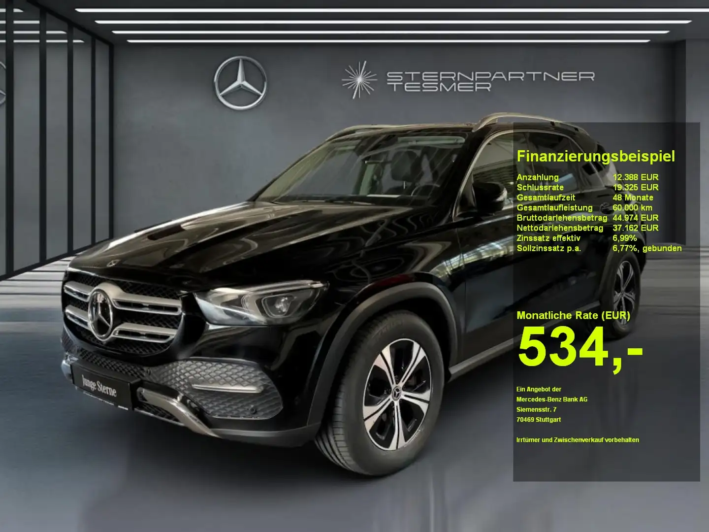 Mercedes-Benz GLE 350 e 4M MBUX+PANO+DISTR+AMBIENTE+360°+AHK Noir - 1