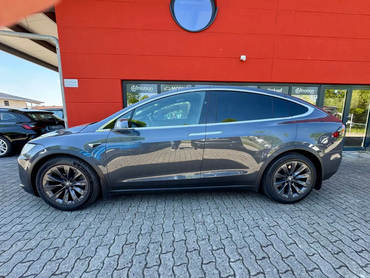 Tesla Model X 100 D*AHK*Karbon*5-Sitzer*Kaltw*FSD*CCS* Gris - 2